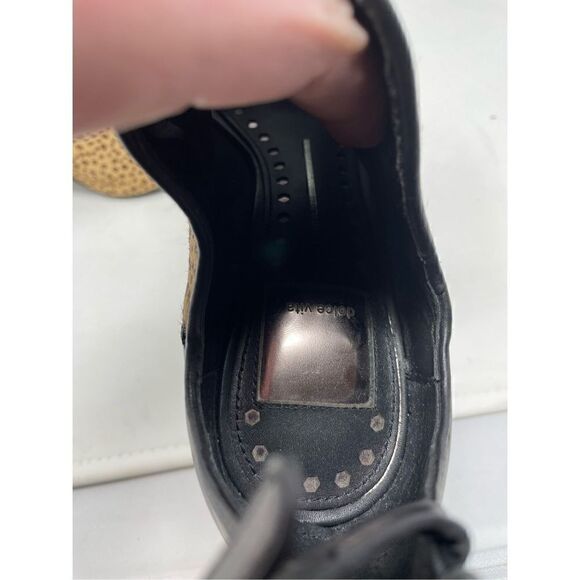 🔴 Dolce Vita Halima Leopard-print calf hair pump with peep toe size 8 - Picture 14 of 16